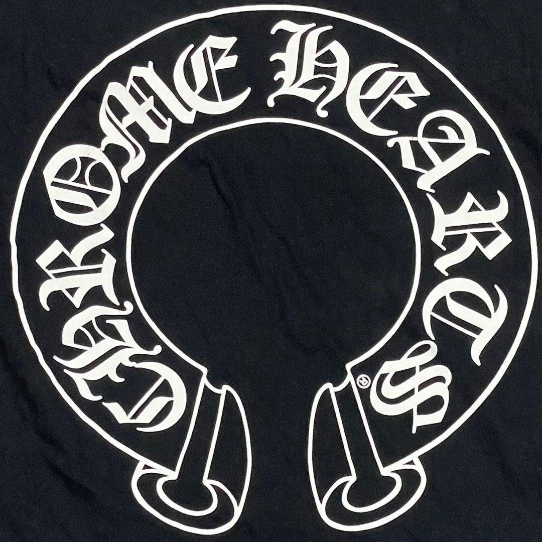 美品 CHROME HEARTS クロムハーツ ロンT フローラルクロス