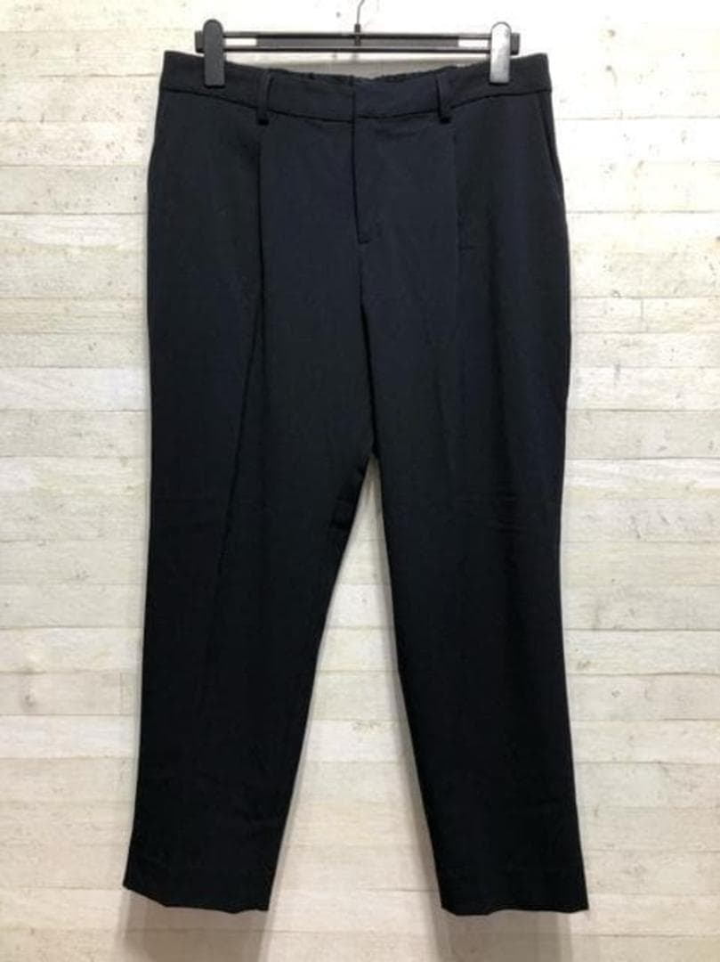 新品☆3L紺系9分丈テーパードパンツスーツ♪ストレッチお仕事フォーマル〇A769