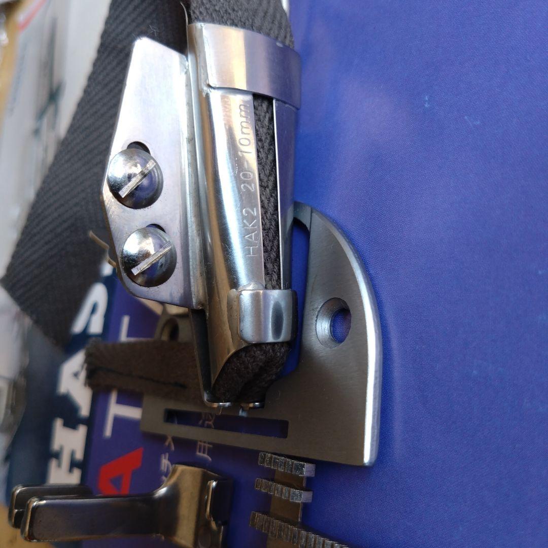 HAK2 。本縫い用二つ折り厚地用カノコバインダーセット。 20-10mm