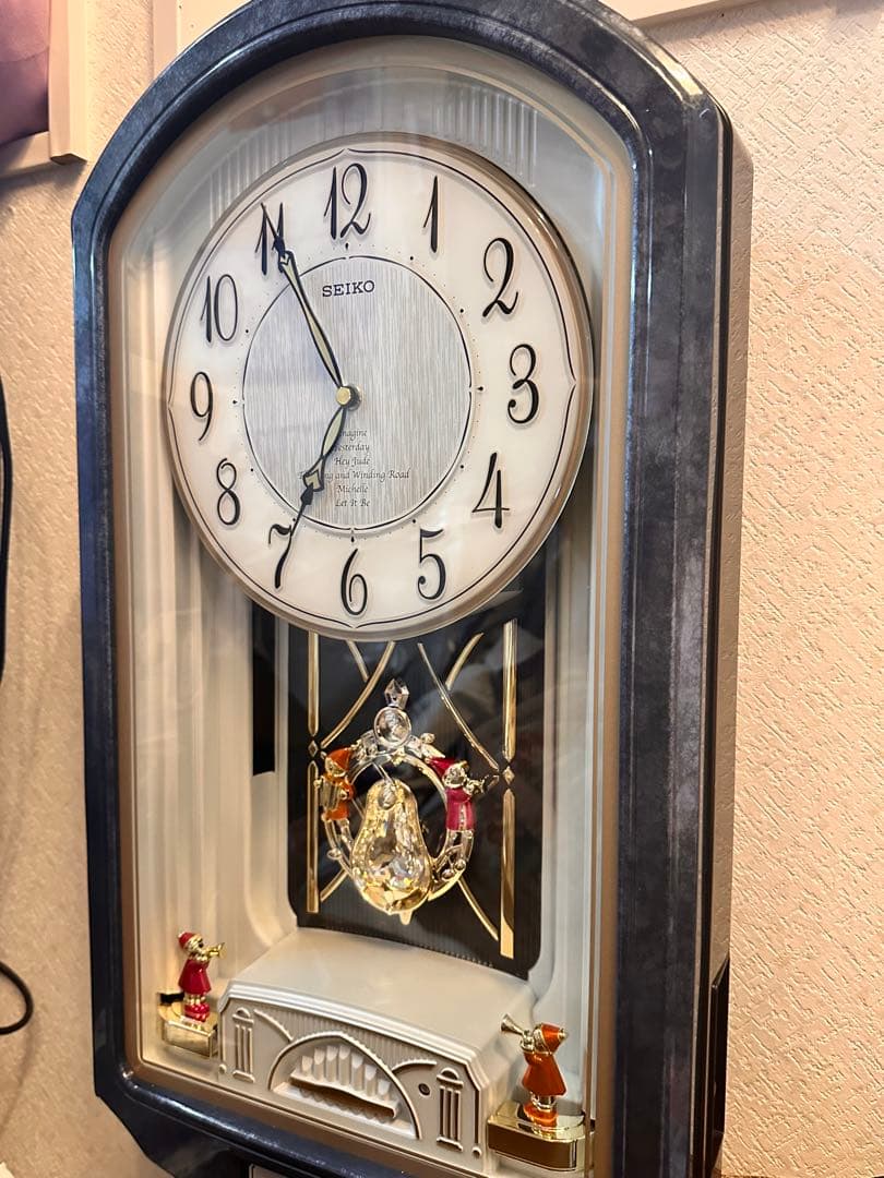 からくり時計 セイコー QXM132LRH