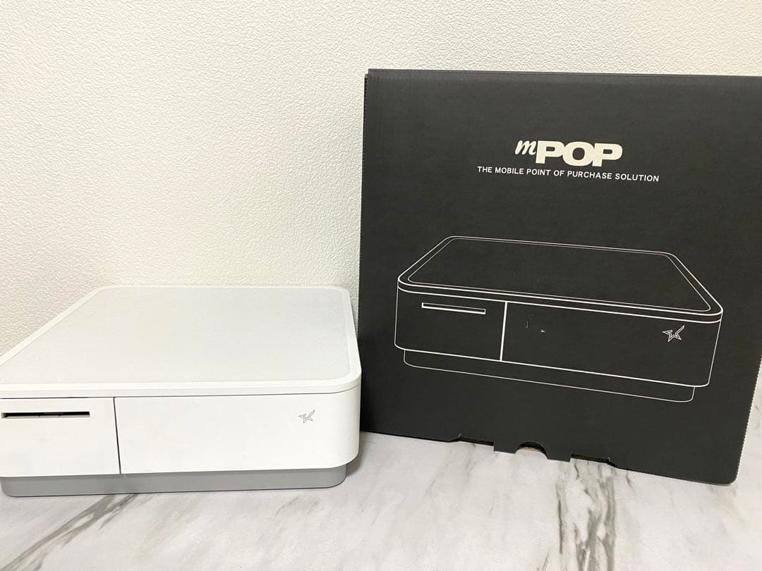 スター精密 レシートプリンター内蔵キャッシュドロア mPOP レジロール15個付