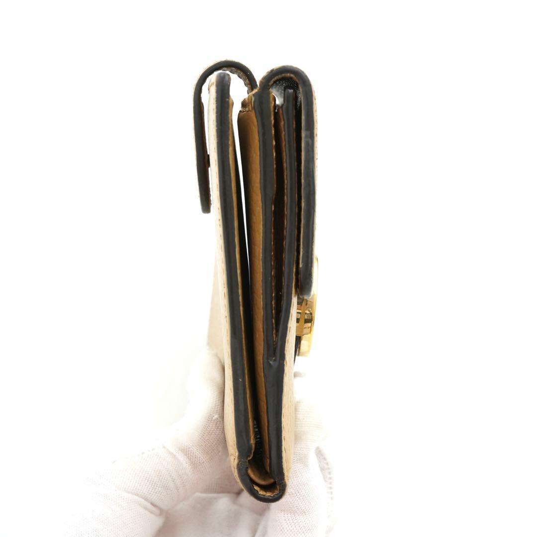 ✨未使用に近い✨　GUCCI ミニ財布　インターロッキング　二つ折り　GGロゴ