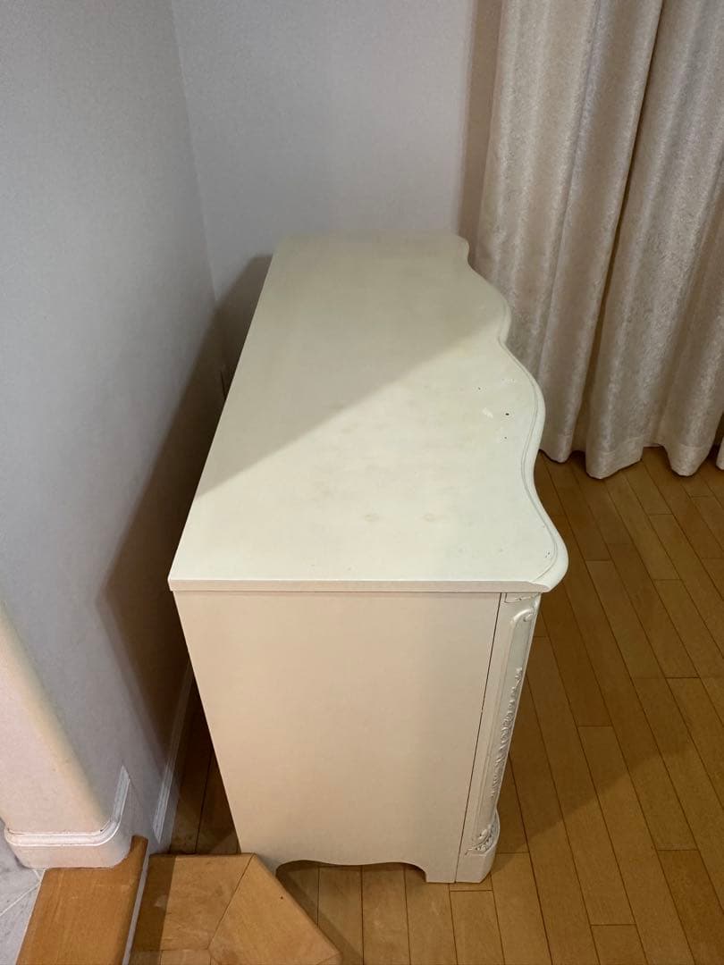 ジェシカ マクリントック、ホワイトチェスト、輸入家具（中古）