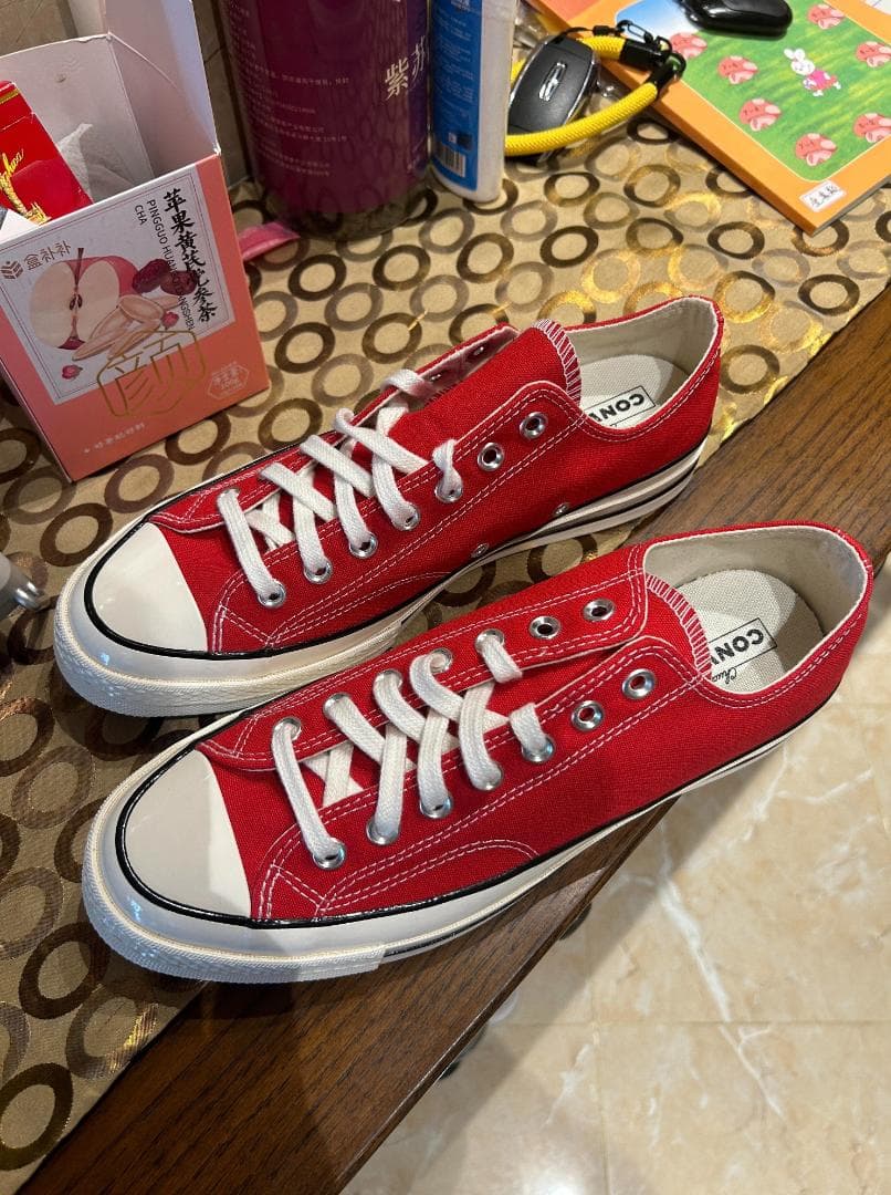 【未使用品】CT70 赤 ローカット 28cm