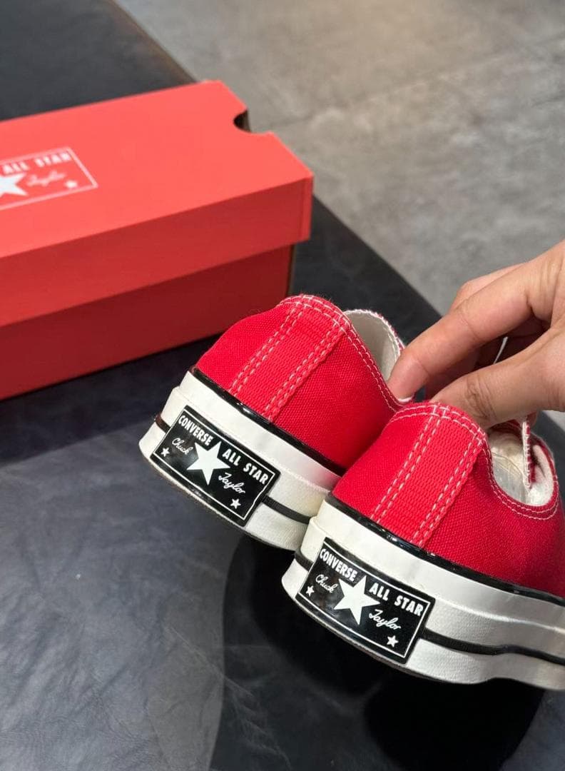 【未使用品】CT70 赤 ローカット 28cm