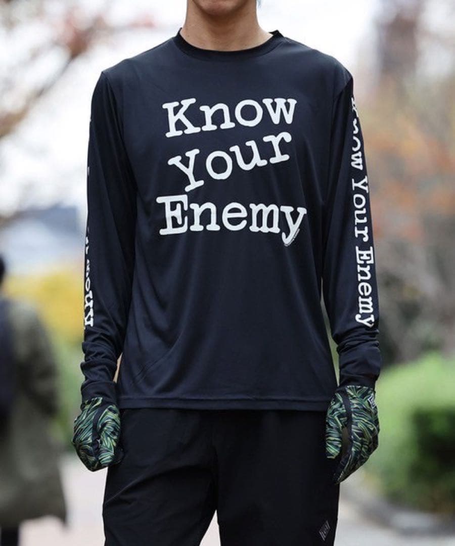 ELDORESO エルドレッソ Know Your Enemy 長袖Tシャツ L