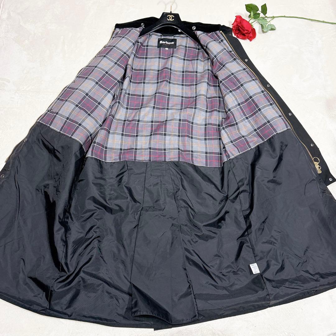 未使用✨　バブアー　ステンカラー　ロング　コート　XL ブラック