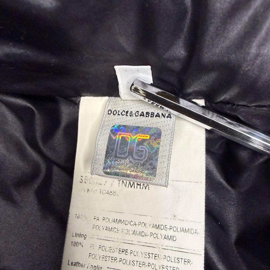 D&G DOLCE&GABBANA ダウンジャケット ショート 黒 ブラック