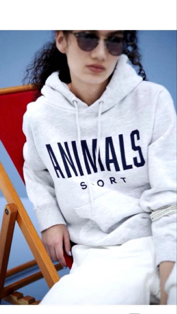 ロンハーマンSTUDIO WEAREALLANIMALS スポーツフーディーS