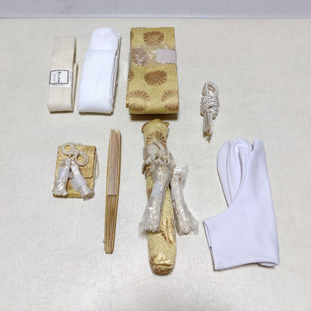 七五三 五歳 男の子 5歳 753 羽織袴 衣装 フルセット 12点 金色 鷹