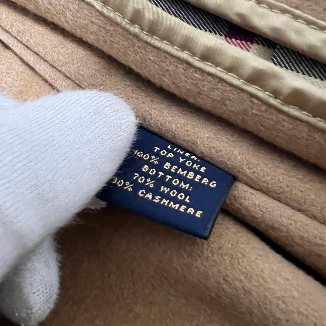 極美品✨ ブルックスブラザーズ バルマカーンコート ロング ライナー カシミヤ混