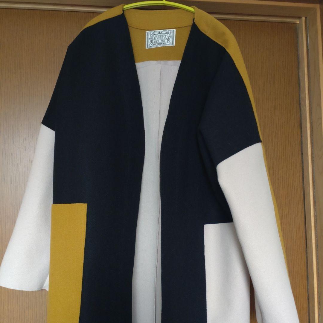 ★Lee！DOS DIOSAS カラーブロック ロングコート