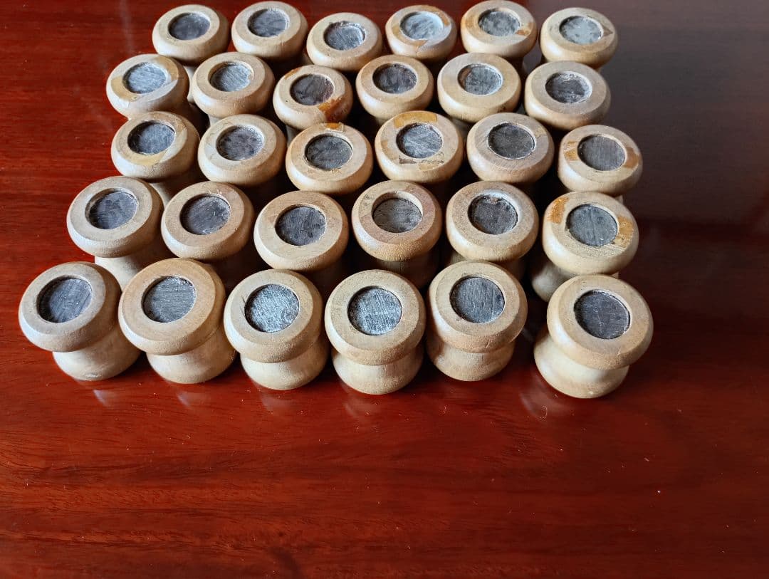 組みひも　組紐　おもり　コマ　糸玉(100グラム)　30個