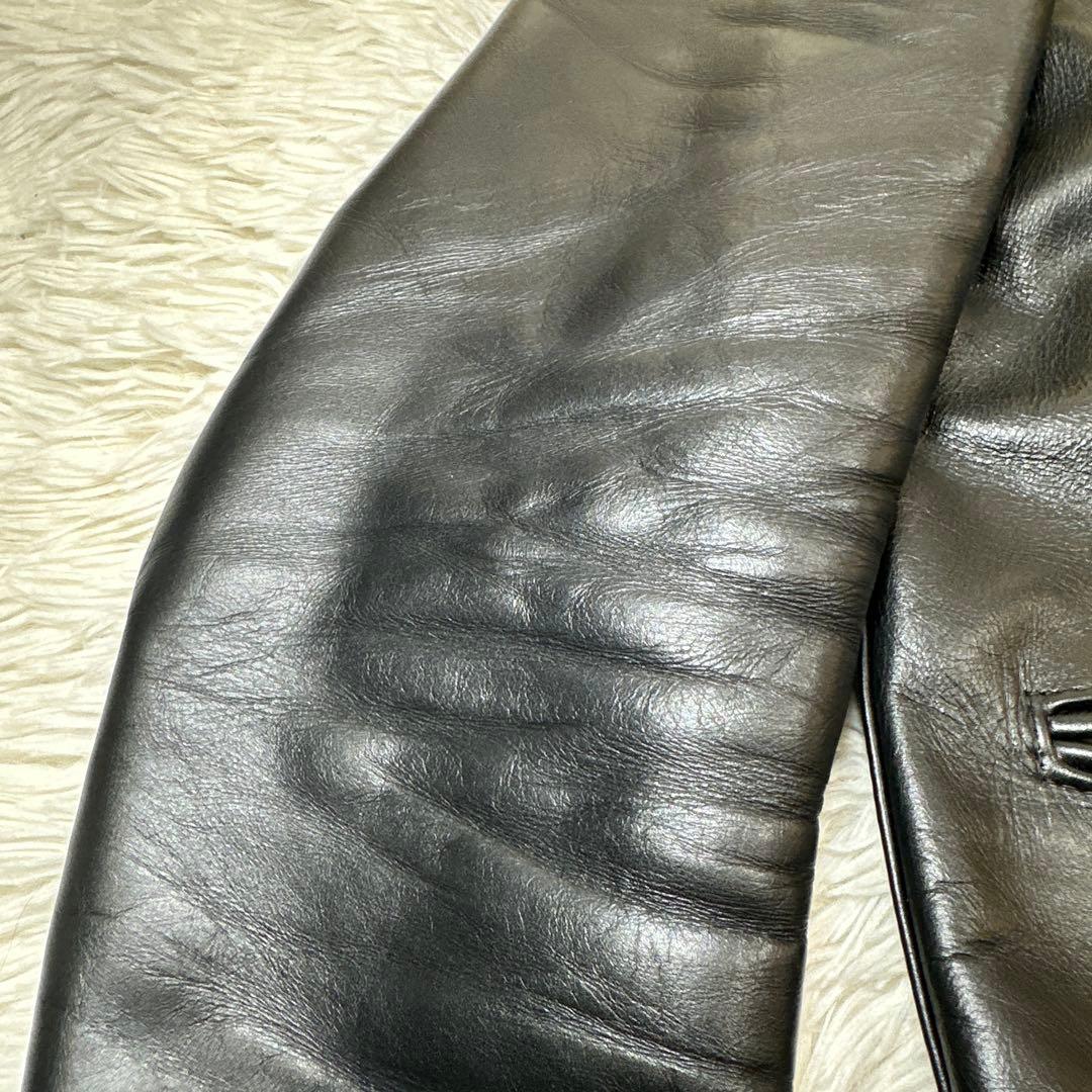タグ付 極美品✨Lewis Leathers441Tサイクロン 42サイズ 黒