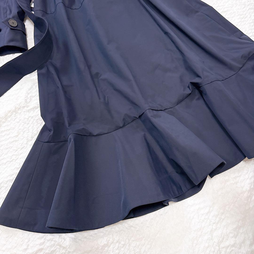 新品タグ付✨定価13.7万　ボーダーズアットバルコニー フリルトレンチコート