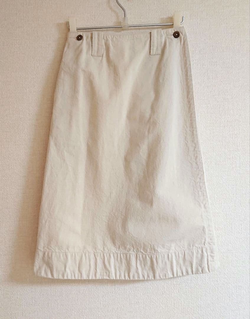 【未使用】マーガレットハウエル　ナチュラルデニムスカート