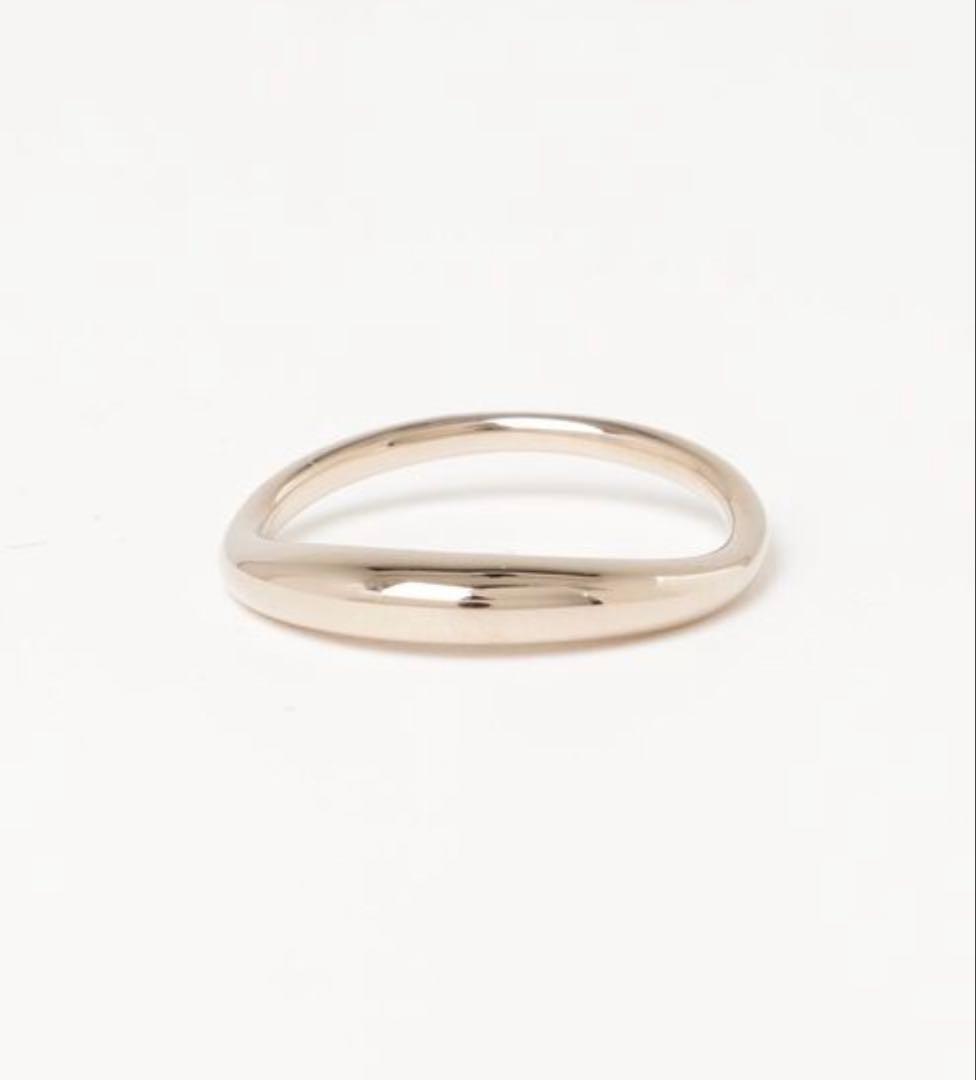 ete リング 9号 SV925 ピンクゴールド クレセントムーン 指輪 エテ