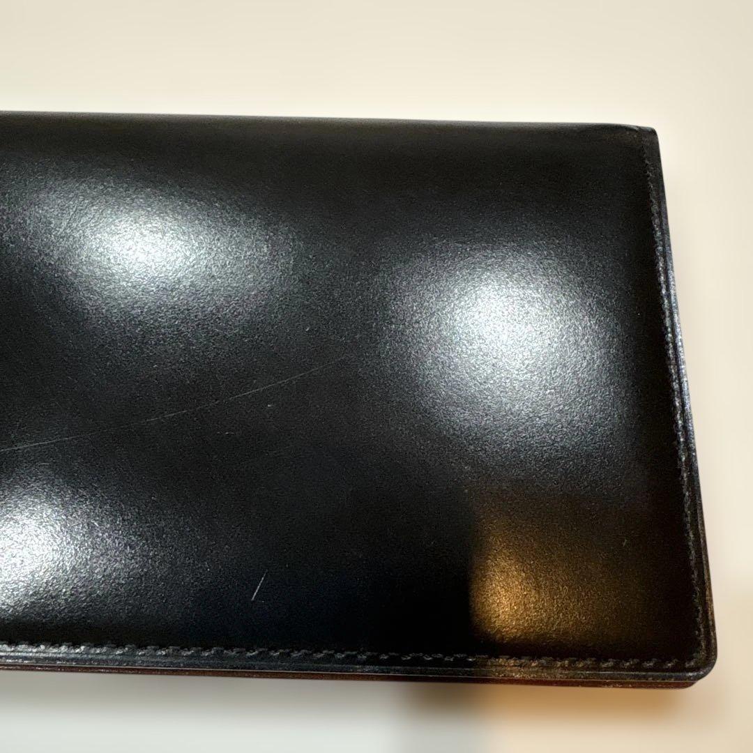 土屋鞄　コードバン 長財布　黒