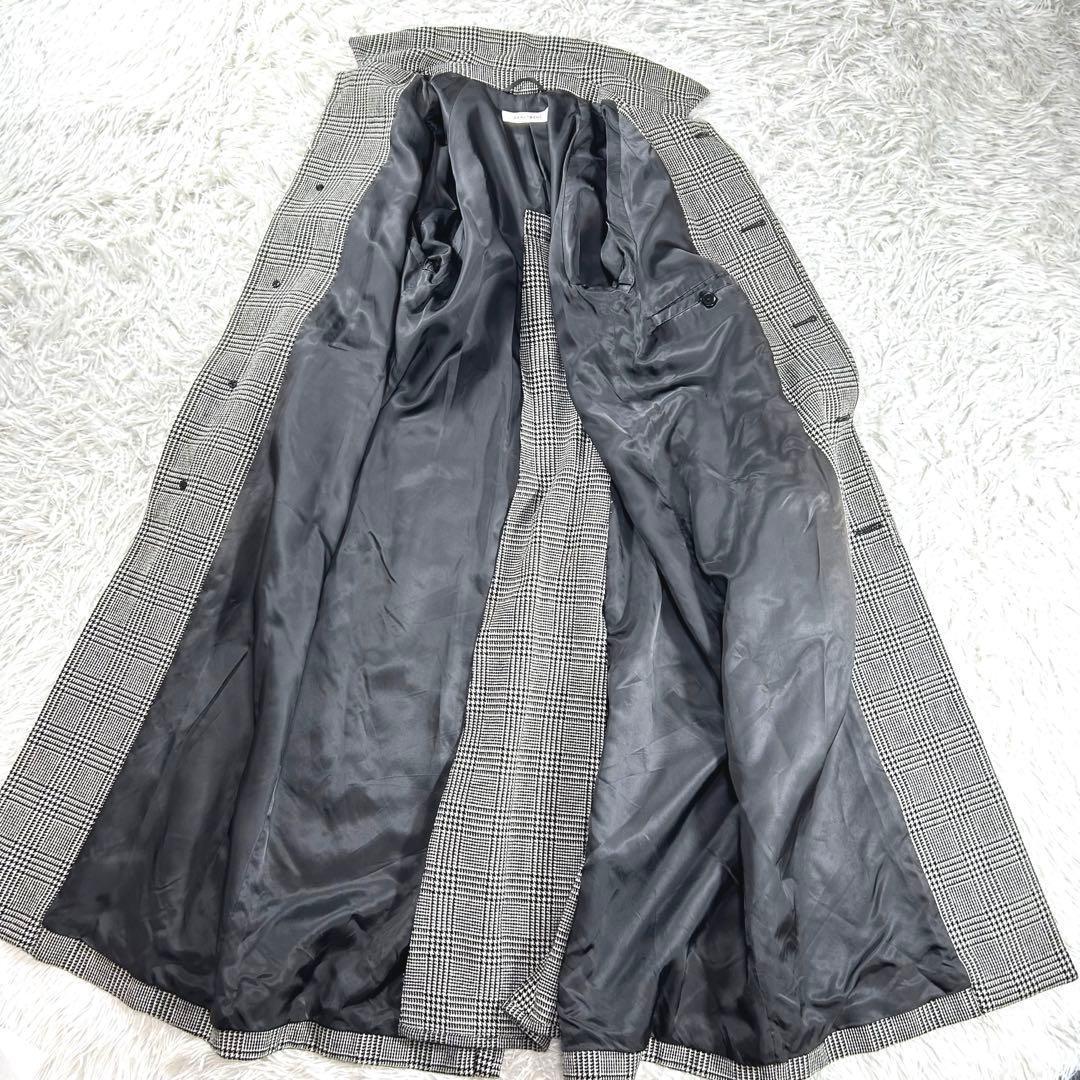 美品✨グリーンレーベルリラクシング　バルマカーンコート　M グレンチェック