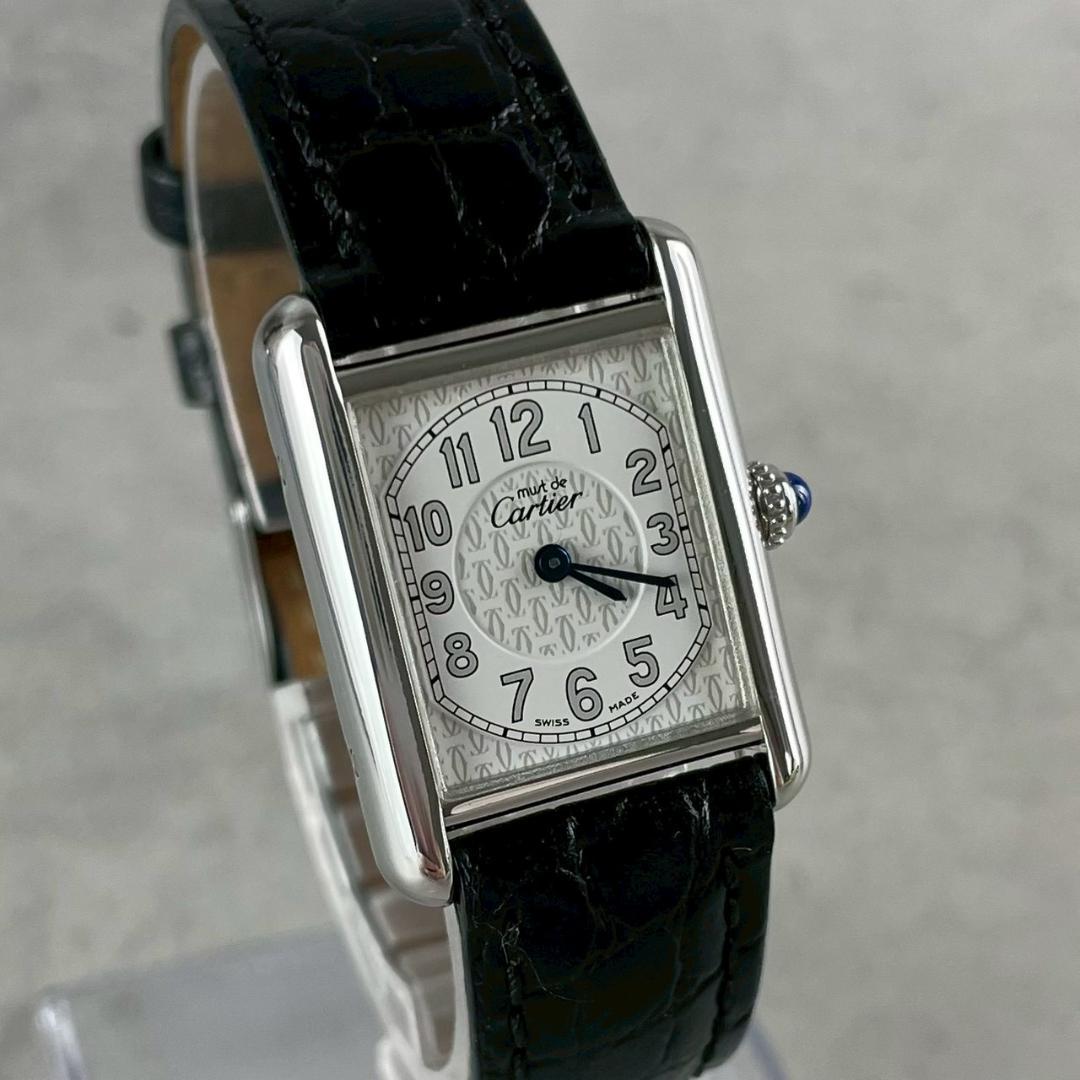 ⭐︎新品磨き&電池交換済み カルティエ マストタンク MM 2416 SV925