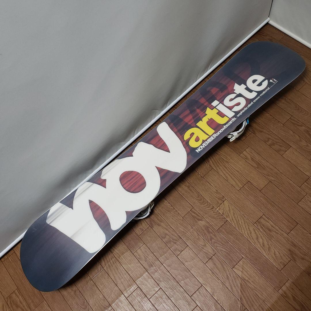 NOVEMBER Artist SALOMON 150cm スノーボードセット