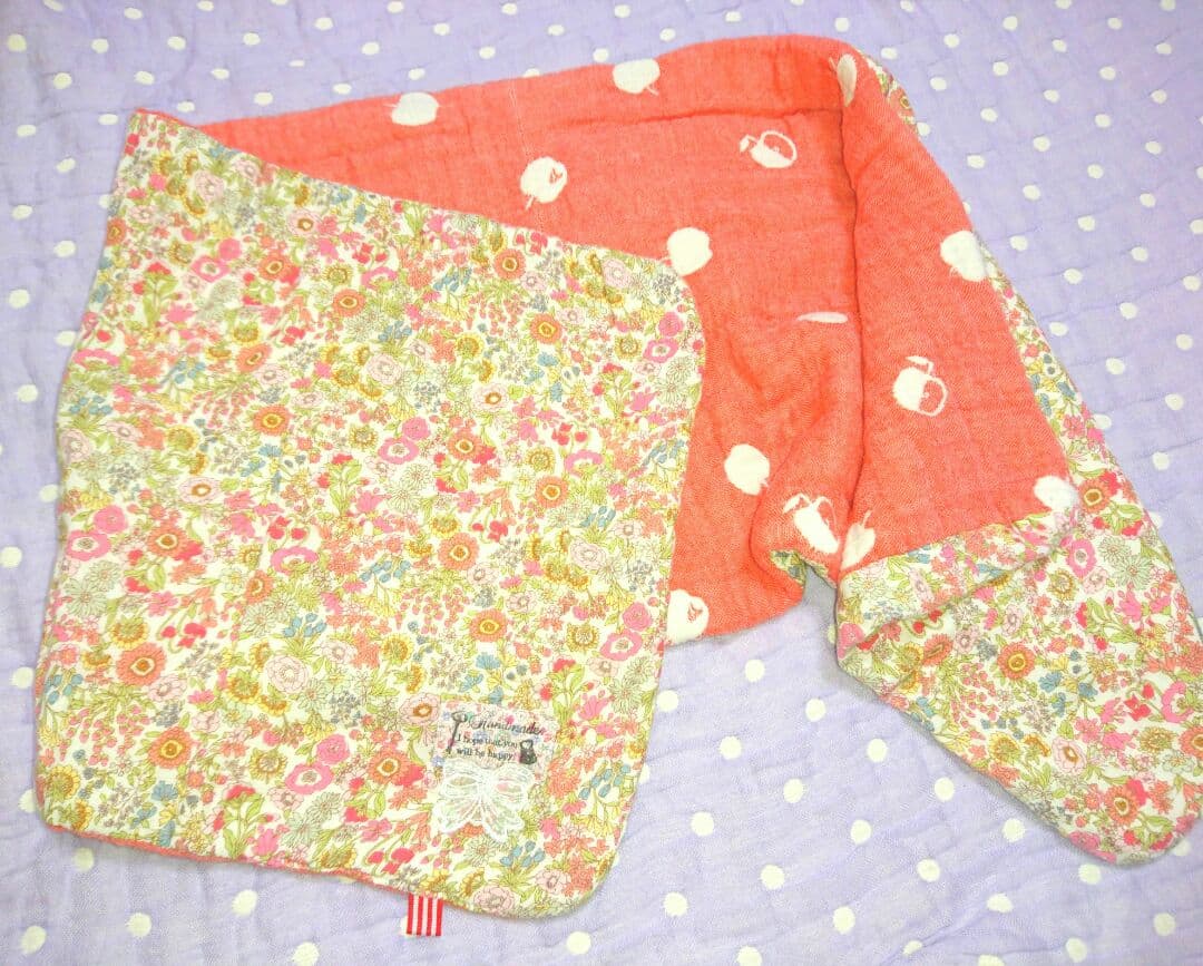 専用❤中古☆みかん ☆８重ガーゼ＊バスタオル★