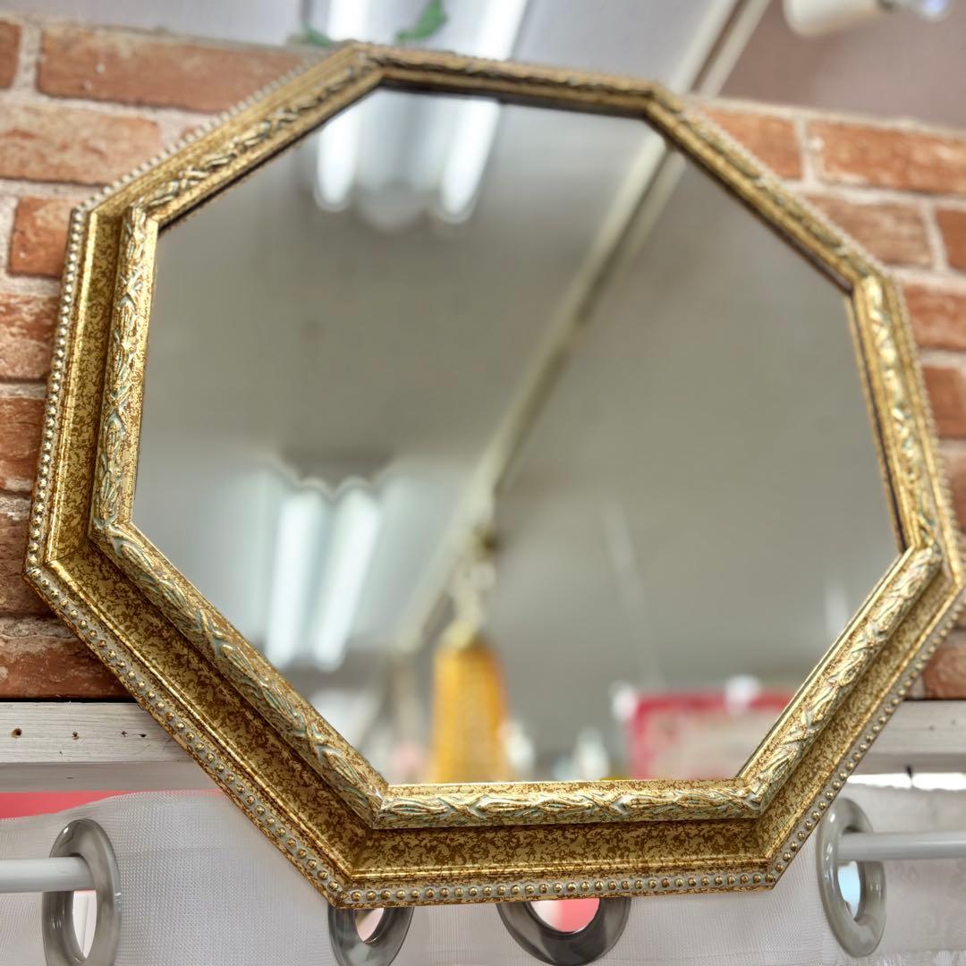 八角形開運ミラー　イタリア製