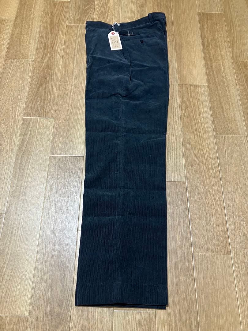 パンツ G&F Co.- CORDUROY TROUSERS _ INK BLACK