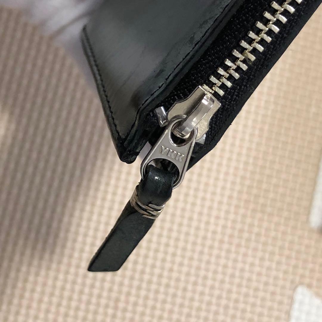 slow スロウ L ジップ ショート ウォレット ホワイトワックス