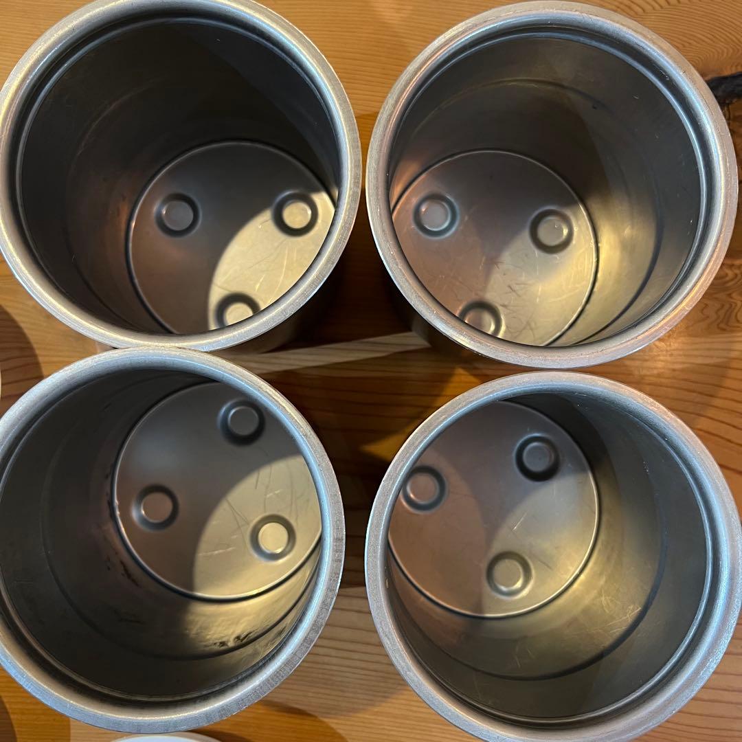 パコジェット専用ビーカーと蓋　4セット