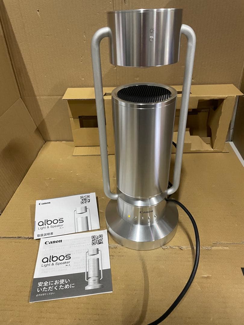 キヤノン アルボス albos ライト&スピーカー ML-A (シルバー)