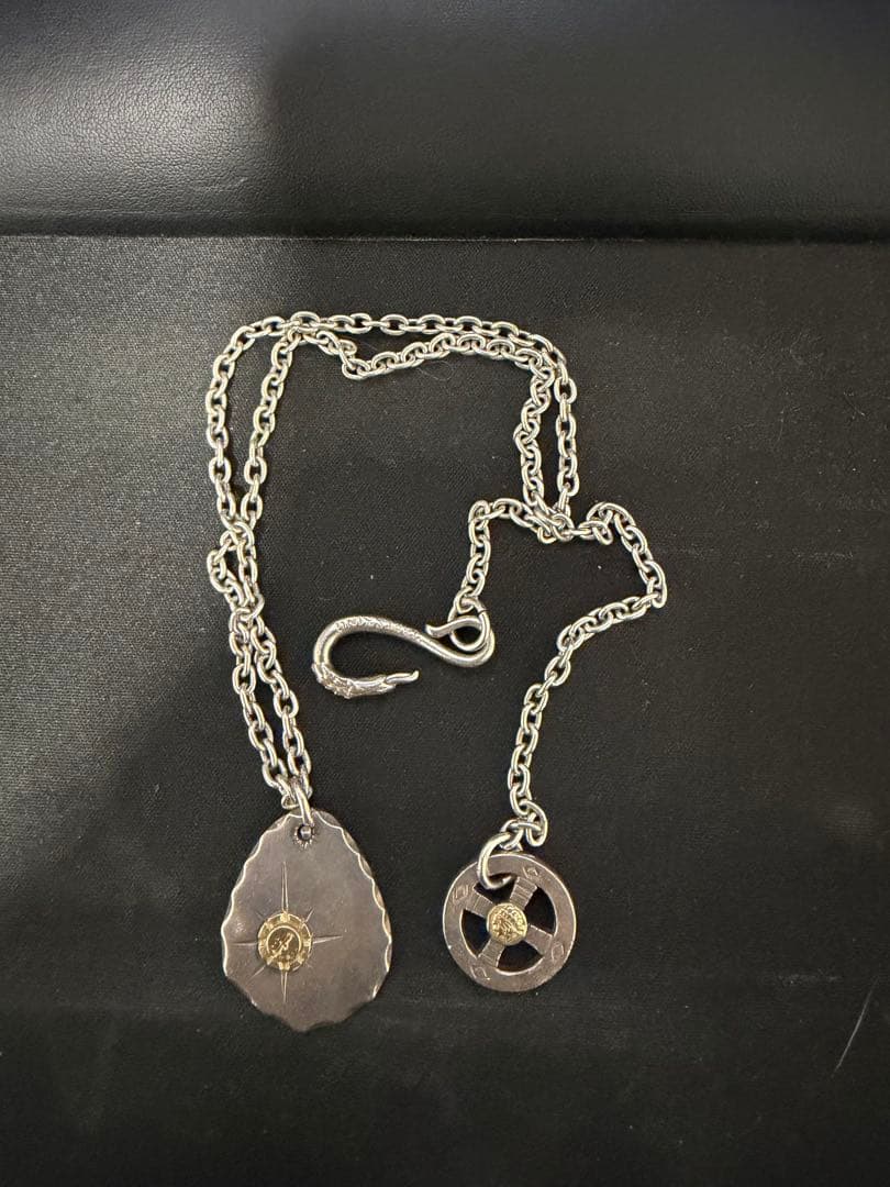 tady&kingタディアンドキングネックレス　18kメタル付きタタキ