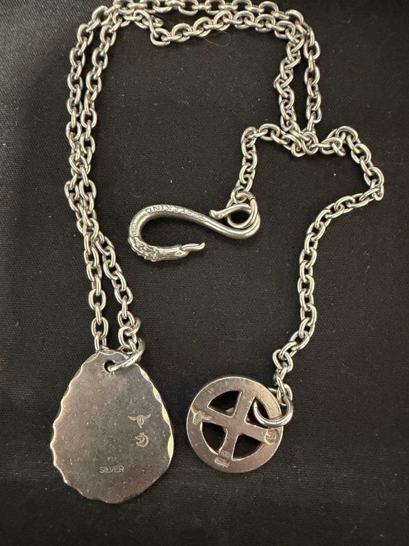 tady&kingタディアンドキングネックレス　18kメタル付きタタキ