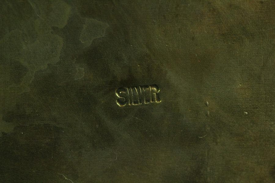 銀七宝 鳳 和田玉 白玉刻花鳥 宝石 珊瑚 象嵌 花鳥 饕餮(K-A156)