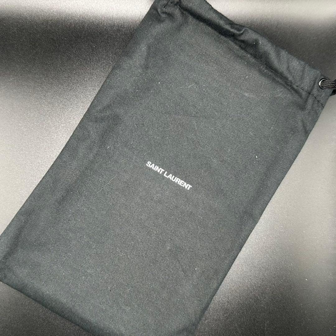 極美品✨　YSL　サンローラン　財布　長財布　折り財布　クロコ　1523