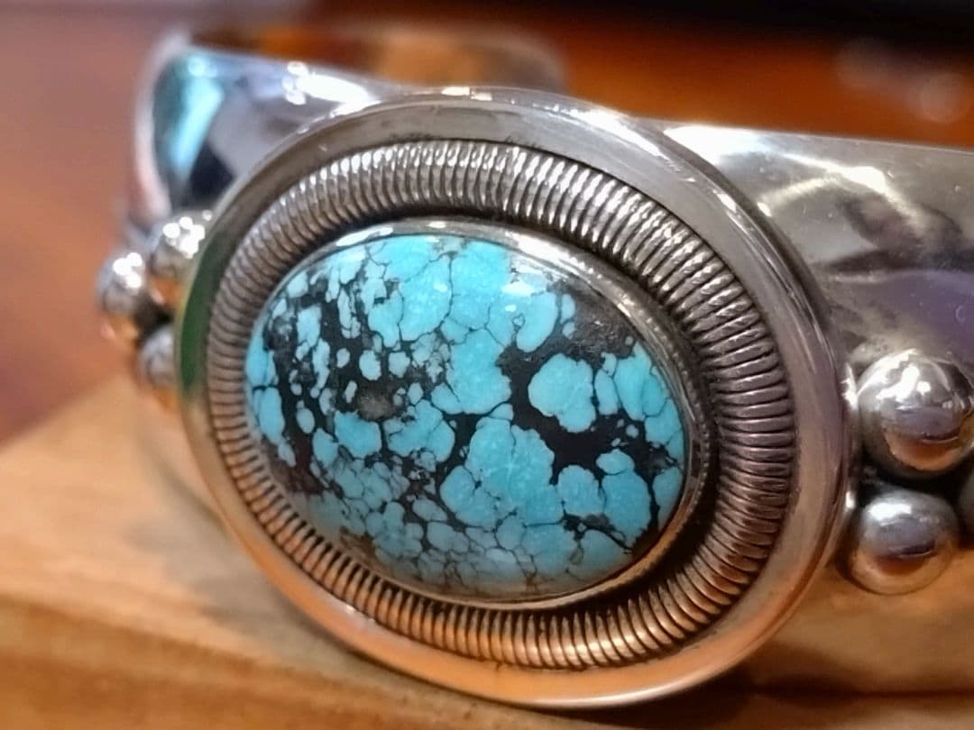 専用ページ　インディアンジュエリー、ターコイズバングル、 ウィルバンデバー