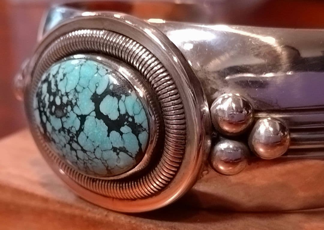 専用ページ　インディアンジュエリー、ターコイズバングル、 ウィルバンデバー