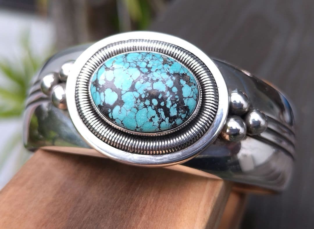 専用ページ　インディアンジュエリー、ターコイズバングル、 ウィルバンデバー