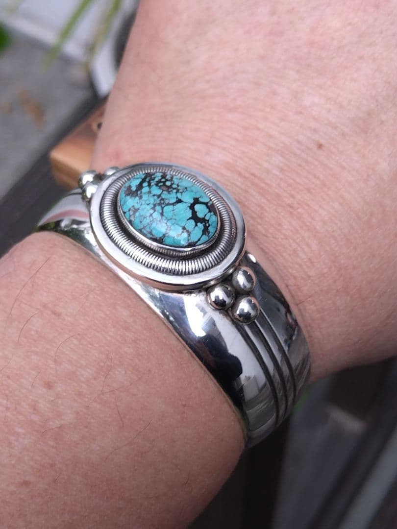 専用ページ　インディアンジュエリー、ターコイズバングル、 ウィルバンデバー