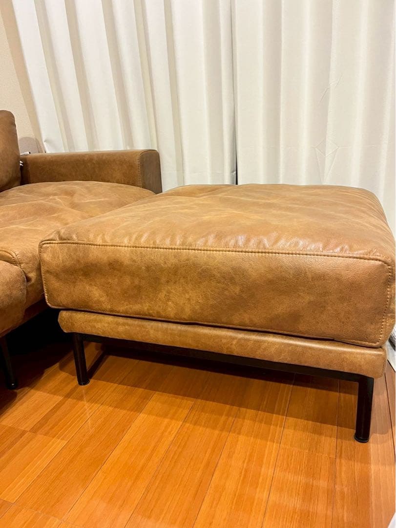 関家具 PLUTO ブラウン オットマン