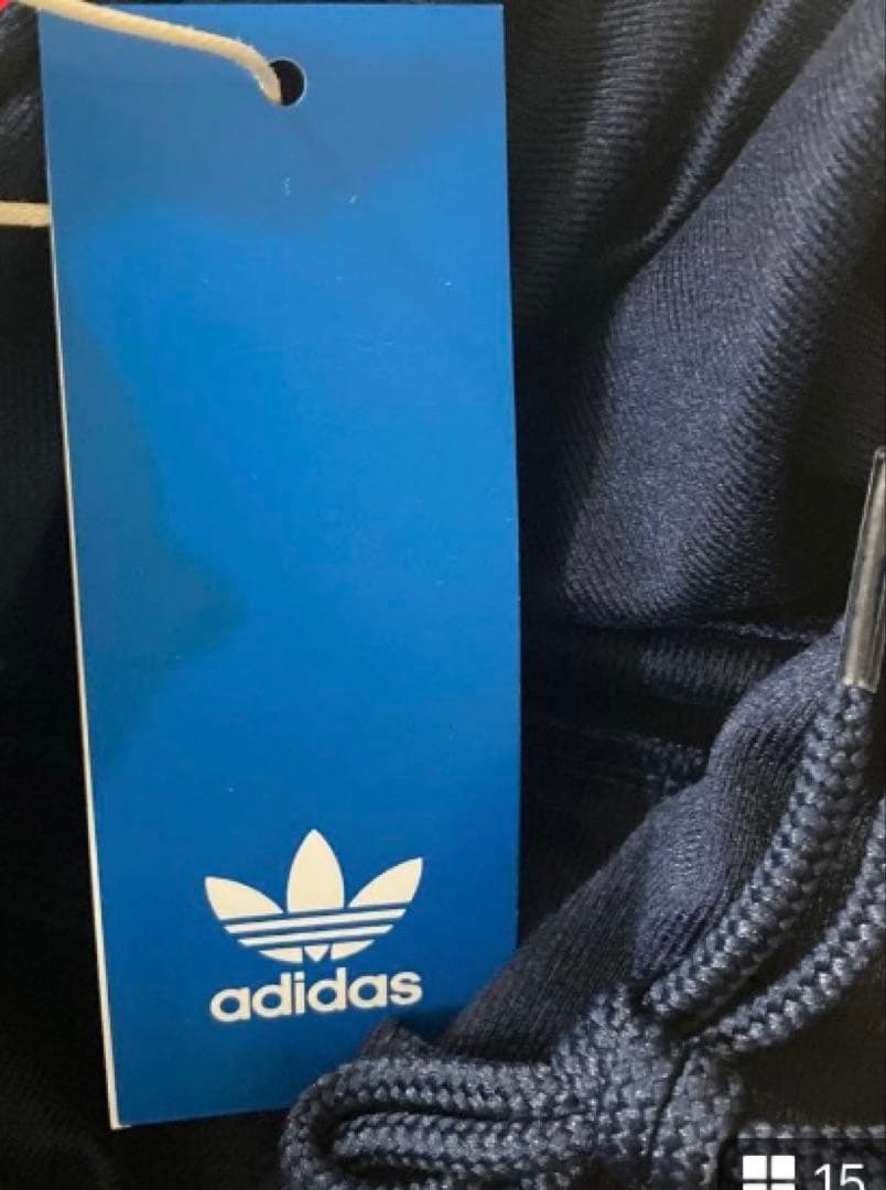 新品未使用タグ付きy2k常田大希adidasジャージトラックパンツネイビー×ブル