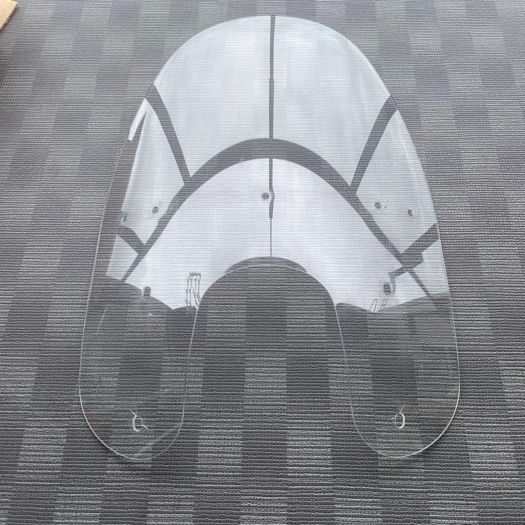 ハーレーダビッドソン 交換用ウインドシールド(クリア) 17インチ