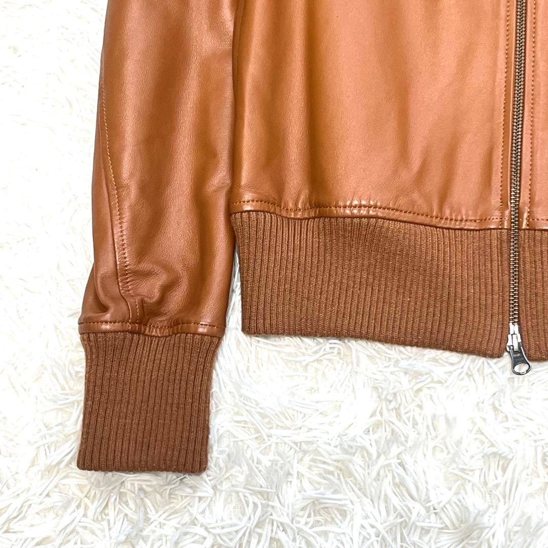 極美品　ロデオクラウンズ　ラムレザー　ジャケット　ブルゾン　フォックスファー