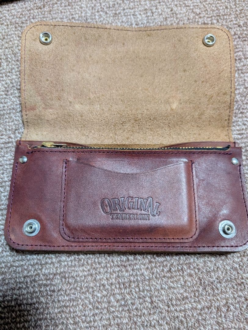 TENDERLOIN TRUCKER WALLET 長財布 バーガンディ