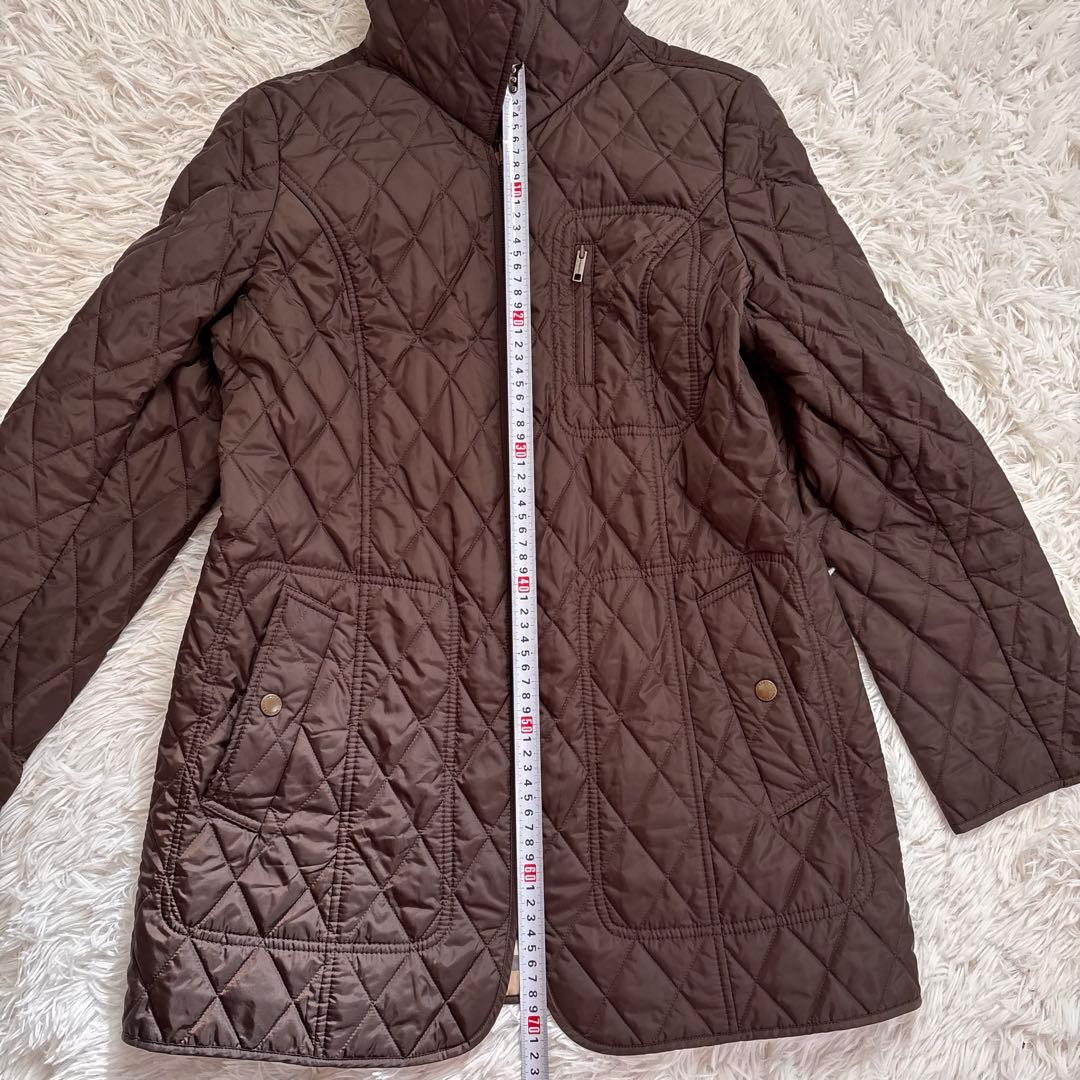 バーバリーロンドン キルティングライナー ベルト付 ロングコート L 3way