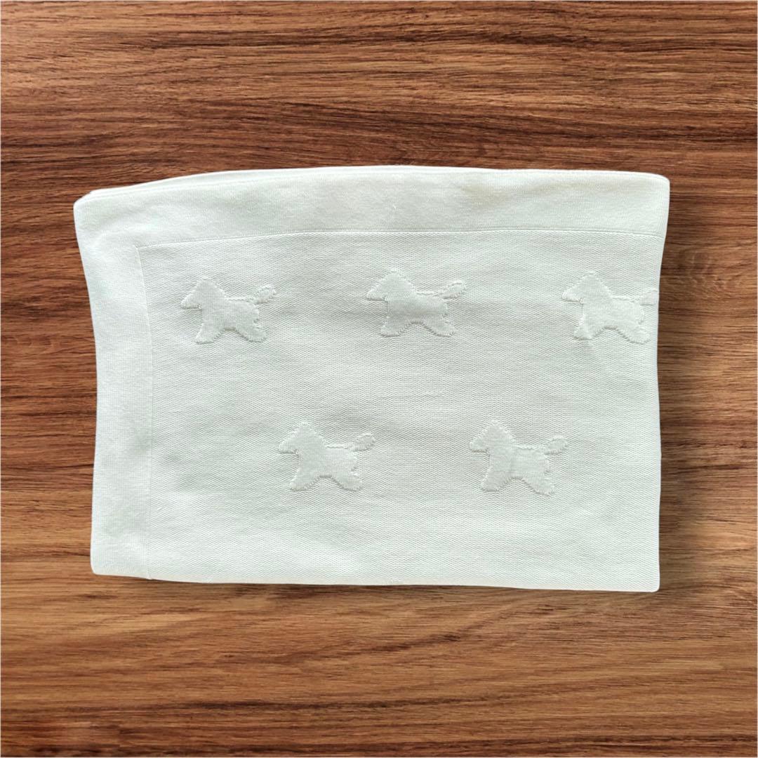 エルメス HERMÈS コットンブランケット ホワイト 馬柄 新品未使用