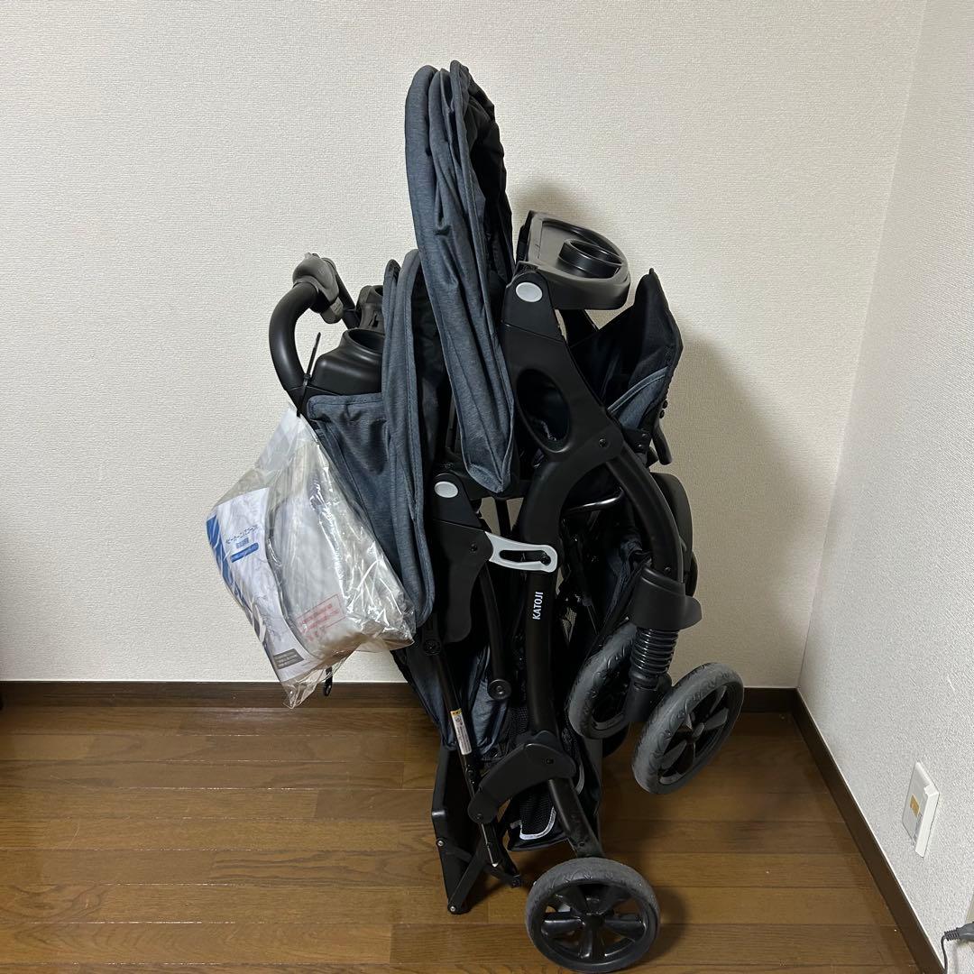 【美品】KATOJI カトージ 二人でゴーDX 二人乗り 縦型