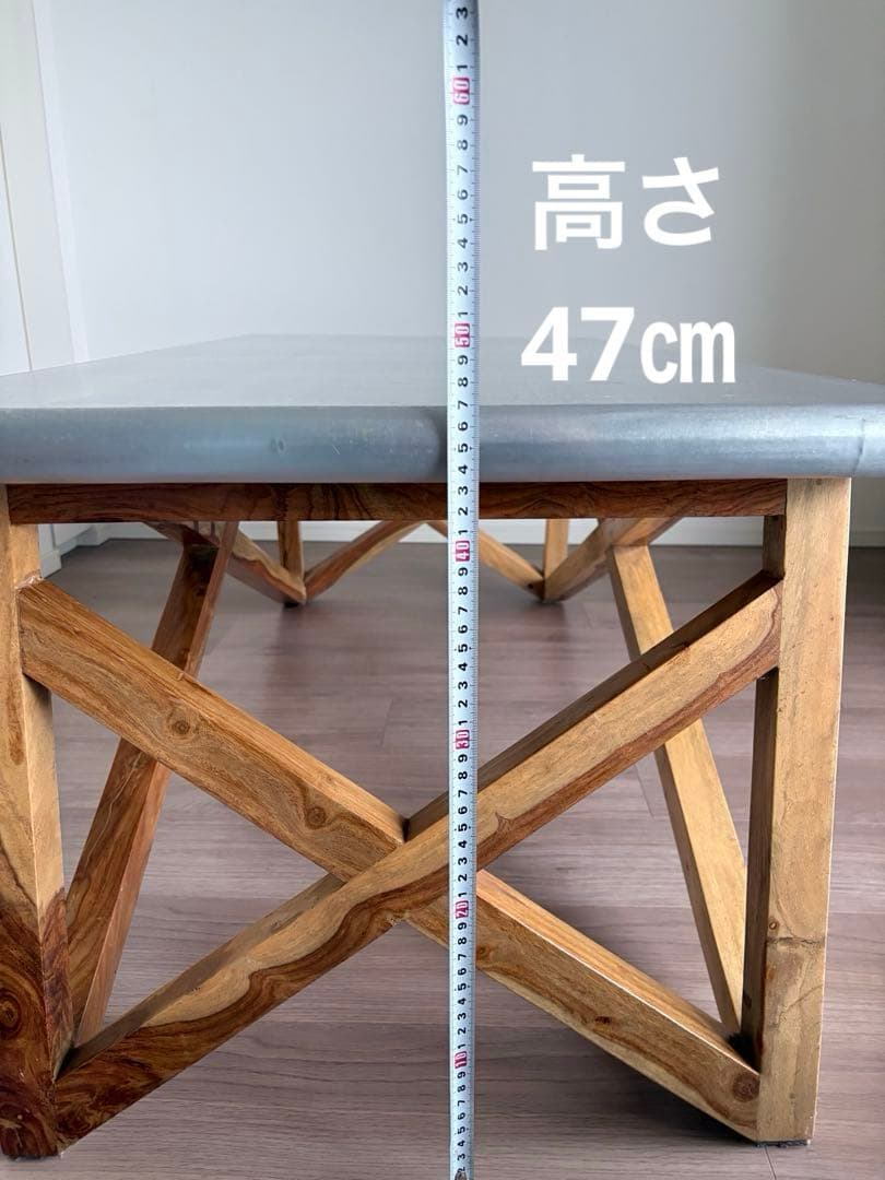 wtw ダブルティー　マーベリックス コーヒーテーブル アルミ ローテーブル