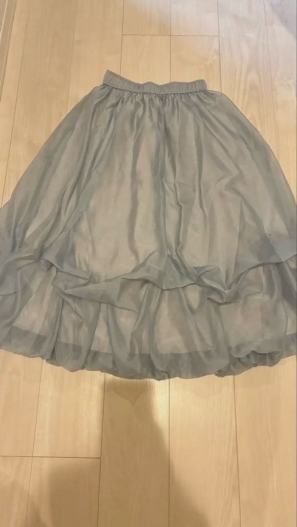 JILL by JILL STUART シアータックバルーンスカート ブルー