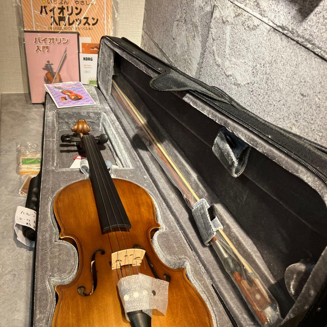 ほとんど新品 ハルシュタットバイオリン4/4 No.V-12 初心者独学セット